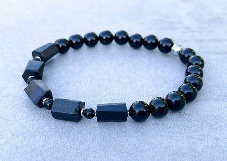 Czarny Turmalin Bransoletka Ochrona i Siła
