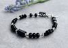 Czarny Turmalin bransoletka Ochrona wrażliwej duszy