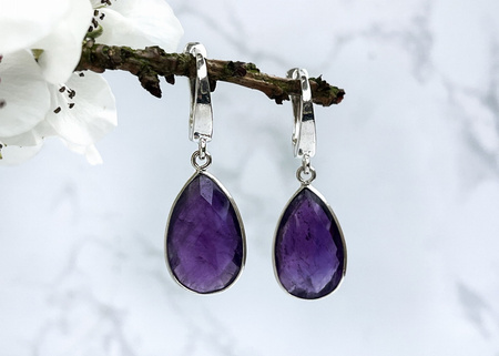 Kolczyki Ametystowe - Spokój i Harmonia