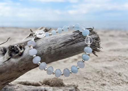 Akwamaryn bransoletka Klejnot Morza