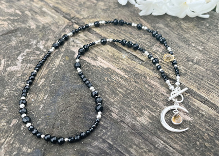 Naszyjnik Turmalin i Cytryn - Witalność i Obfitość