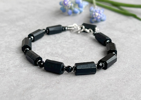 Czarny Turmalin Bransoletka - Poczucie Bezpieczeństwa