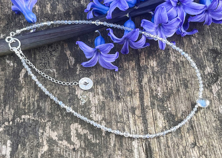 Naszyjnik Choker z Labradorytem