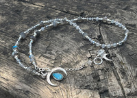 Naszyjnik z Labradorytem Luna