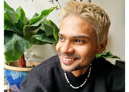 Naszyjnik Męski z Białych Pereł i Szmaragdów