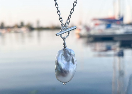 Perła Barokowa unikat w srebrze