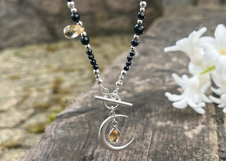 Naszyjnik Turmalin i Cytryn - Witalność i Obfitość