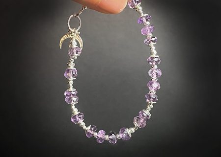 Ametyst bransoletka The Moon