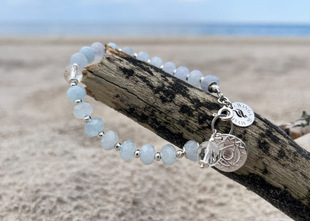 Akwamaryn bransoletka Klejnot Morza