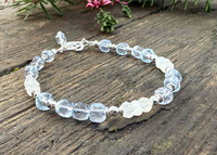 Bransoletka Topaz Niebieski Kamień Księżycowy – komunikacja i intuicja