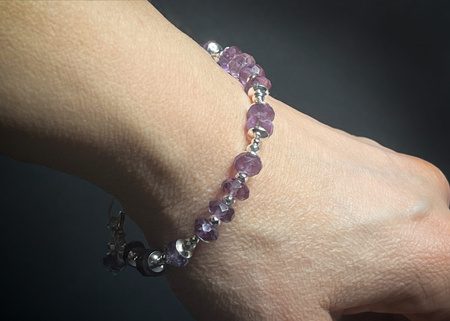 Ametyst bransoletka The Moon