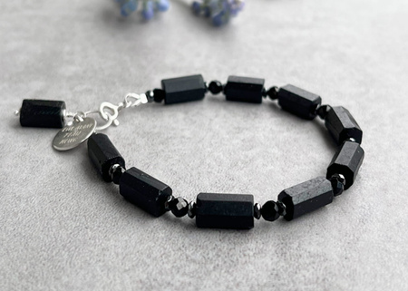Czarny Turmalin Bransoletka - Poczucie Bezpieczeństwa