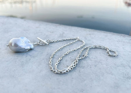 Perła Barokowa unikat w srebrze