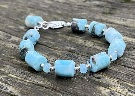 Bransoletka Larimar – Kamień Spokoju i Harmonii Energetycznej