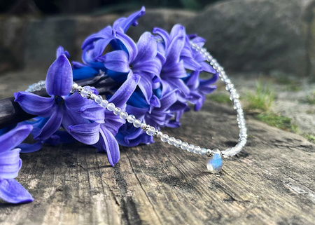 Naszyjnik Choker z Labradorytem