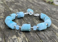 Bransoletka Larimar – Kamień Spokoju i Harmonii Energetycznej