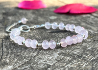 Bransoletka z Kwarcem Różowym – Miłość i Spokój