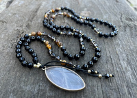 Mala naszyjnik - Onyks, Tygrysie Oko