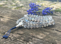 Mala buddyjska - Labradoryt, Kryształ Górski